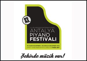 13. Uluslararası Antalya Piyano Festivali programı 